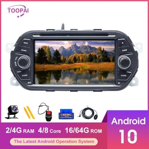 TOOPAI Android 10 For FIAT EGEA TIPO 2005 Dodge Neon 2015-2018 GPS Navigation Multimedia Player Auto Radio Head Unit Stereo 1din