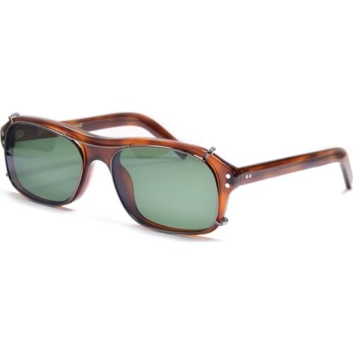 Kingsman Acetate Clear Glasses Frame Vintage Square Prescription Eyeglasses Transparent Grey Glasses For Men Black Optical Frame