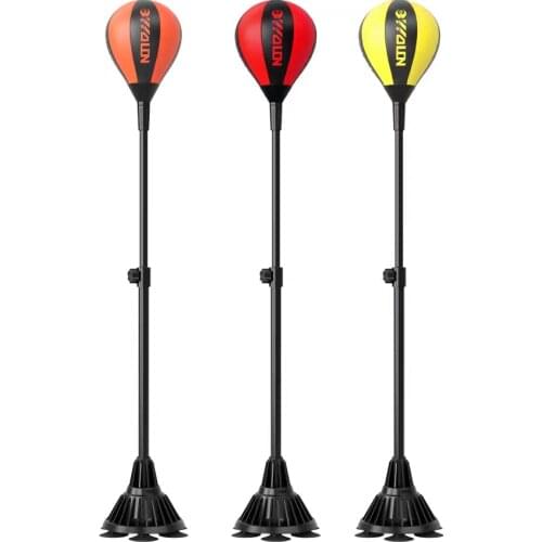 Punching Bag Ball with Stand Kids Adults Height Adjustable Freestanding Boxing Speed MMA Training Stress Relief Fitness