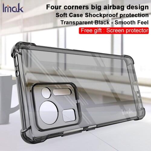 Mi Mix 4 Soft TPU Case IMAK Crystal Clear Airbag Protective Back Cover for Xiaomi Mix 4 Cases Xiaomi Mi Mix4 Bumper Shockproof