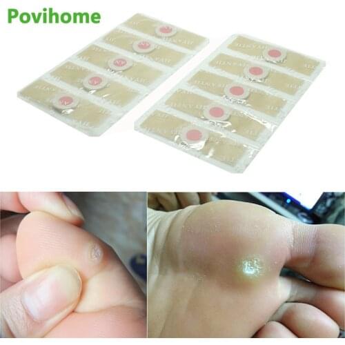 60pcs/lot Foot Corn Removal Foot Care Medical Plaster For Calluses Plantar Warts Thorn Health Care For Relieving Pain D0977