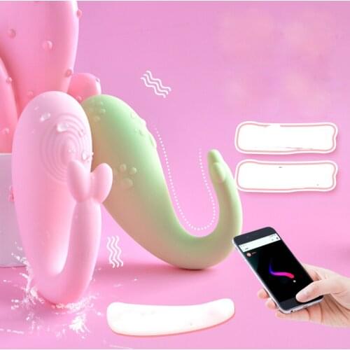 Smart Phone APP Controlled Vibrators G-Spot Clitoris Stimulation Bluetooth Connected Jump Egg Vibrating Kegal Ball Sex Toys