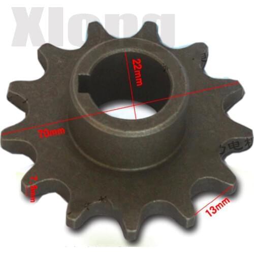 2pcs/lot 530 Single Row Gear -13Teeths Electric Tricycle Motor Chain Gear