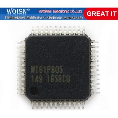 2pcs/lot WT61P8 WT61P802 WT61P805 WT61P807 WT61P QFP-48 new original In Stock
