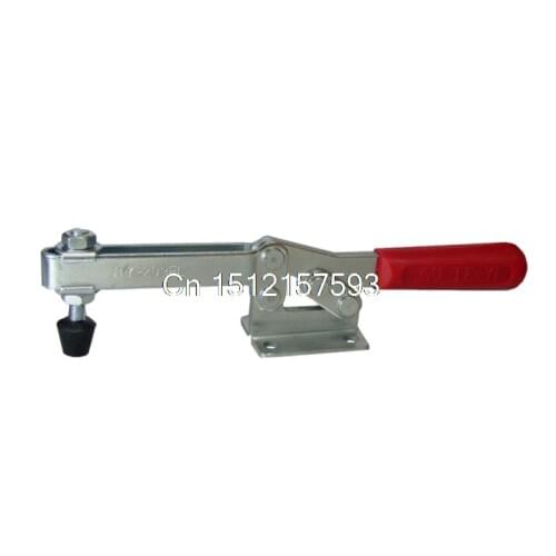 227Kg 500 Lbs Holding Capacity Long Bar Flange Base Horizontal Toggle Clamp 203-FL