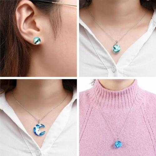 80g One Bag Handmade White Cloud Blue Sky Landscapes Resin Mold Jewelry Fillings Clouds Roll Mud Jewelry Making Fillers