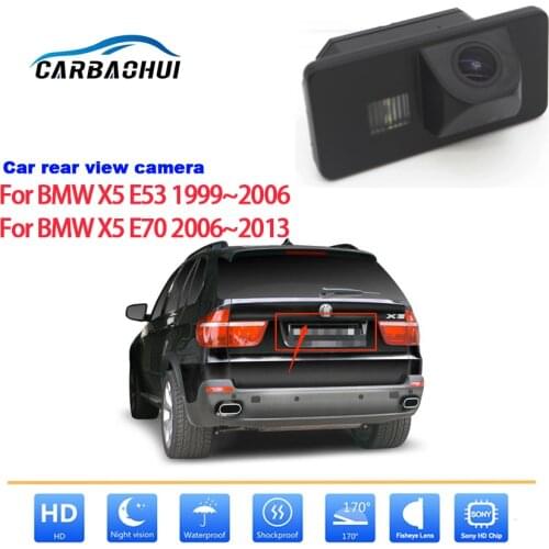 For BMW X5 E53 E70 1999-2013-2019 Car Rear View Back Up Reverse Parking Camera HD CCD/RCA