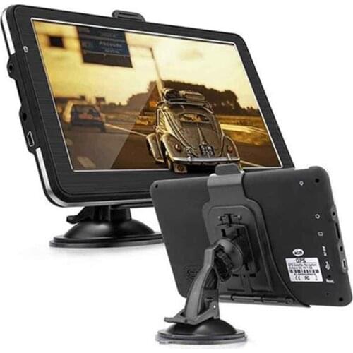 Car 7-Inch GPS Navigator HD LCD Screen Car Multimedia Player Car Radio Navigation Car Accessories Automatic Touch Screen Black