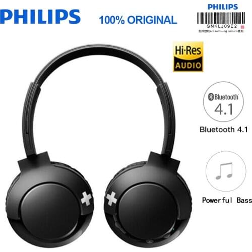 Philips Wireless Headset SHB3075 Headband with Bluetooth 4.1 Volume Control Lithium Polymer for S9 S9 Plus Note 8