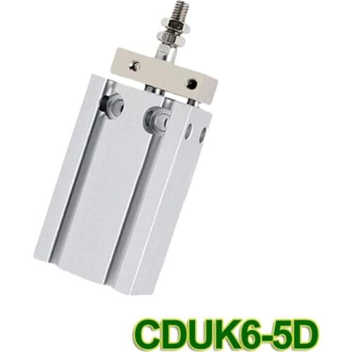 CDUK6-5D SMC type Double Acting Non-rotating Rod Type bore 6mm stroke 5mm Free Mount Cylinder Single Rod CUK6-5D CDUK6 5D