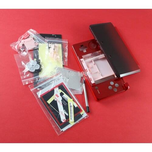 15sets/lot For 3DS Shell Game shell case replacement full housing cover case with Buttons kit for 3ds 6 colors
