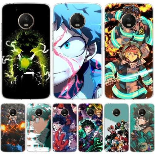 Boku no Hero Academia Phone Case for Motorola Moto G8 G7 G6 G5 G4 E6 E5 E4 Power Plus Play One Action Macro Vision Cover Coque