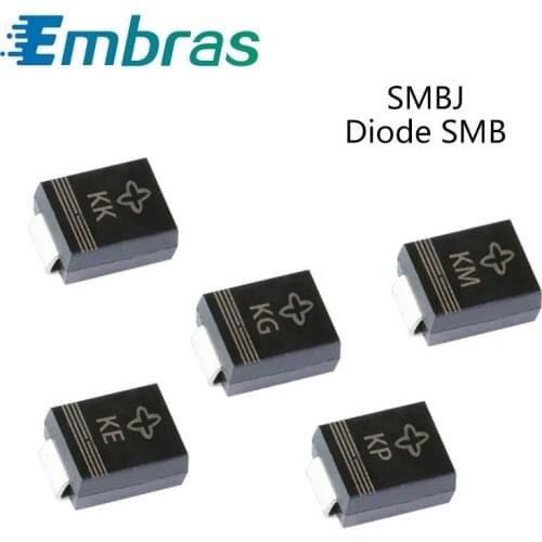 50Pcs SMD TVS Diodes SMBJ190A SMBJ200A SMBJ220A SMBJ250A SMBJ300A SMBJ350CA SMBJ400CA SMBJ440CA SMBJ 600W 5V-440V SMB
