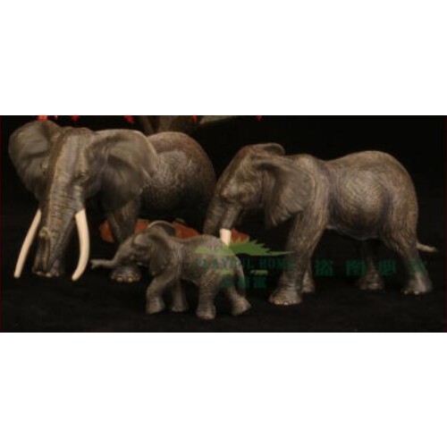 Home animal model simulates toy elephant female elephant male elephant Africa crafts sculpture decoration statues Home