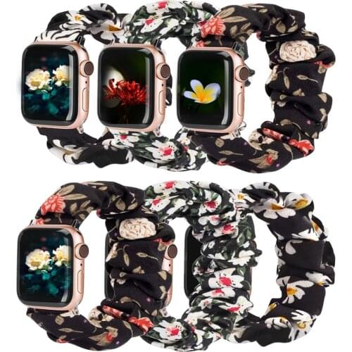 Elastic strap for Apple Watch 6 5 4 SE band 40mm 44mm Replacement strap for iwatch series 3 2 38mm 42mm Colorful Solo Loop Strap
