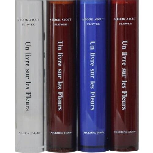 Nordic Books Acrylic Vase Flower Home Decoration New Products