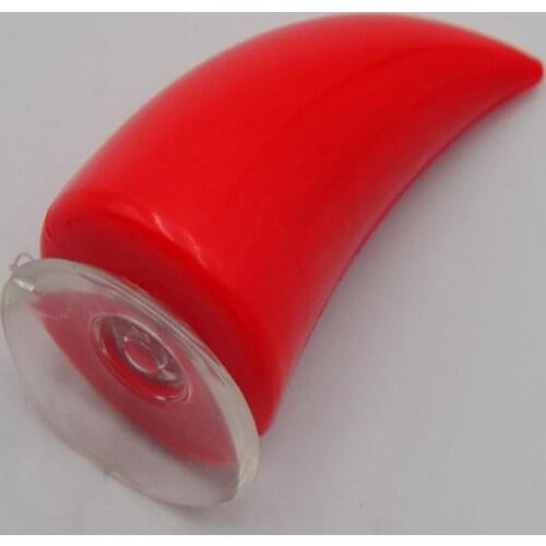 Motorcycle Helmet Devil Horn Decoration Horn with Suction Cup Mounted Red Color