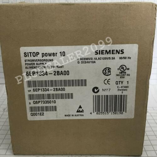 New Siemens 6EP1334-2BA00 6EP1 334-2BA00 SITOP 10A Power Supply Fast ship