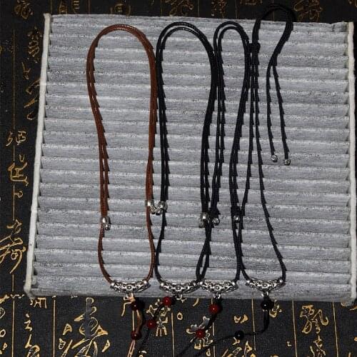 Wholesale Alloy Accessories Korean Wax Wire Adjustable Mens And Womens Necklace Rope, Pendant Lanyard Short Necklace Rope