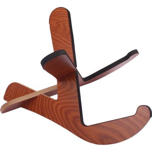 Portable DIY Wood Guitar Floor Stand Support for Music Store Home Exhibition Decoration