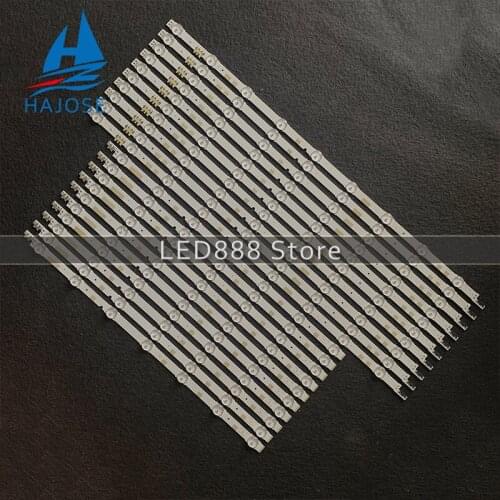 LED backlight strip 16 lamp for Samsung 60"TV UN60JS700D UN60JS8000 N60KU6300 KQ601R3HA6K UE60JU6800 UE60JU6870 UA60JS7200