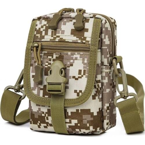 Waterproof Outdoor Tactical Molle Waist Packs Bags Hiking Travelling Sling Backpack Waist Packs Shoulder Hunting Bags