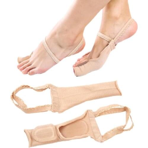 1Pc Lace Toe Bunion Separator Corrector Foot Care Hallux Valgus Relief Sleeve