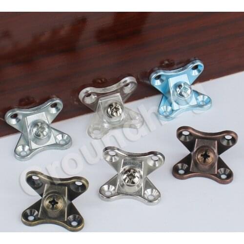 10pcs/lot Modern Butterfly Table Leg Corner Brace Joint Right Angle Bracket Fastener For Furniture Use