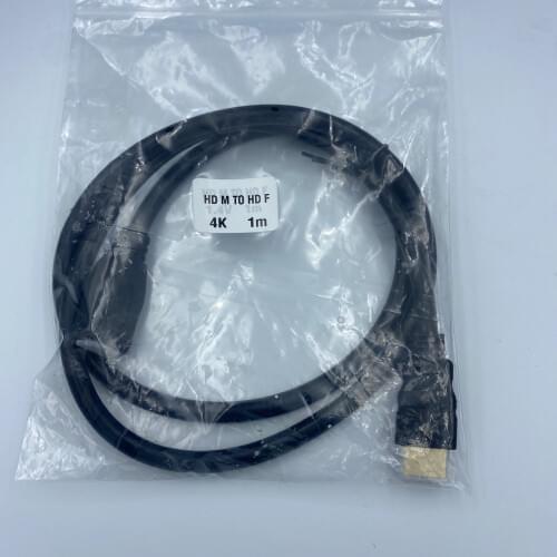 100pcs 4K 3D HDMI Extension Cord TV Cables Male To Female Gold Plated Connector Adapter Line For TV Set Box DVD PS3 /4 PC