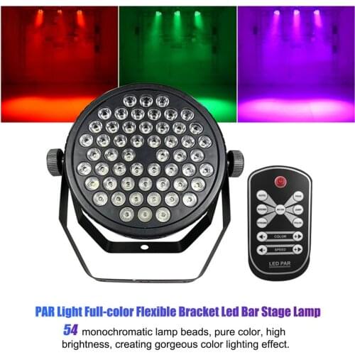 110V-240V 54W RGBW LED Stage PAR Light Full-color Flexible Bracket Led Bar Stage Lamp
