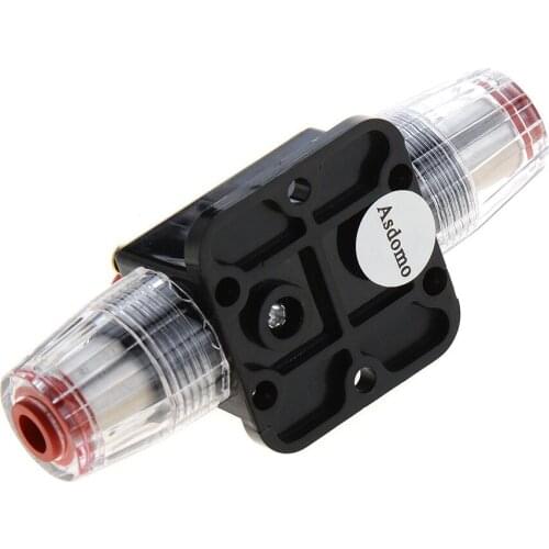 2Pcs Reset Inline Circuit Breaker 20A Fuse Holder For Car Boat Marine Audio