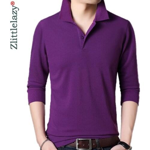 2020 Brand Casual Luxury Fitness Long Sleeve Polo Shirt Men Poloshirt Jersey Solid Mens Polos Tee Shirts Dress Fashions 90362