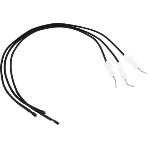 3 Pcs Propane Gas Patio Heater 200 Resistance Universal Electrode Igniter Wire with Sparker 400mm for Gas Stove Grill Heaters