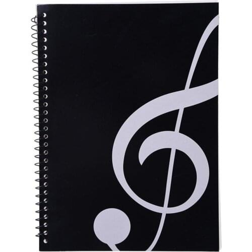 50 Pages Music Sheet Spiral Notebook Stave Staff Manuscript Paper Exercise Book