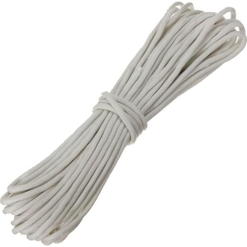 550Lb Paracord Parachute Cord Nylon Luminous Glow in the Dark 9 Core Strand white