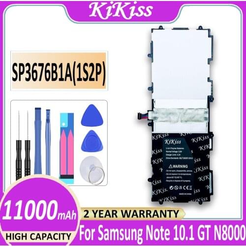 Free tool 11000mAh Tablet Battery For Samsung Galaxy Note 10.1 N8000 N8010 N8020 P7510 P7500 Tab S2 P5100 P5110 SP3676B1A(1S2P)