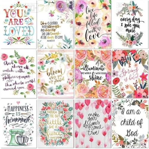5D Diy Diamond Painting Greeting Card Love Text New Arrival Diamond Embroidery Cross Stitch Sale Mosaic Home Decoration Gift