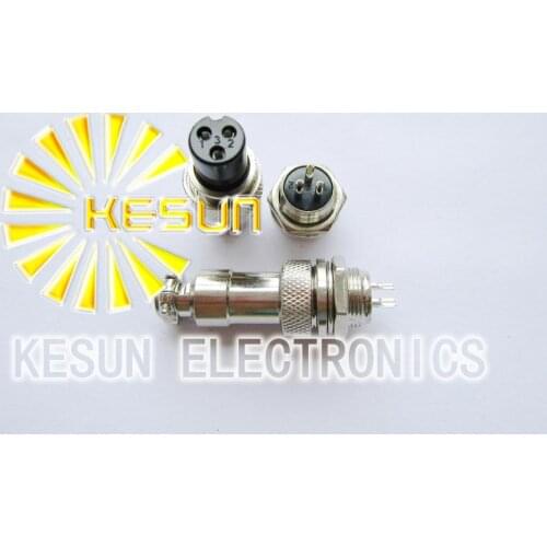 Free Shipping 10pair Male & Female Diameter 12mm Wire Panel Connector GX12 3P GX12-3 M12 circular connector Socket Plug