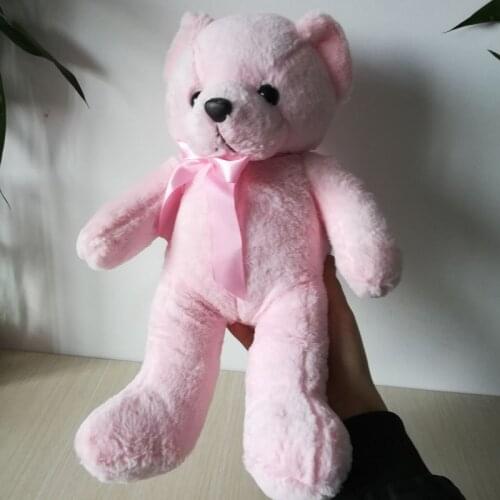 Large 45cm cartoon pink bear plush toy lovely teddy bear soft doll birthday gift b1528