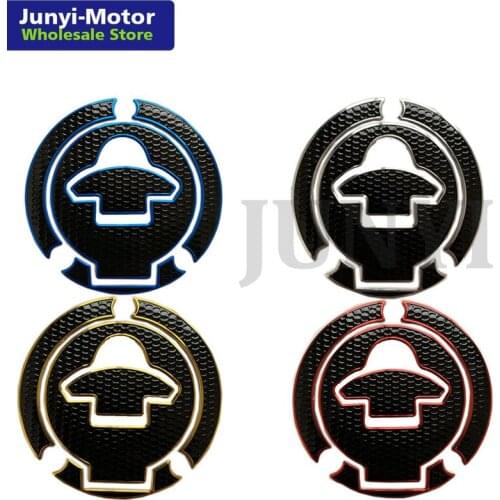 For Yamaha YZF-R15 R25 R3 Mslaz150 MT25 MT03 3D Imitation Carbon Fiber Decoration Oil Gas Decal Fuel Tank Cap Cover Sticker