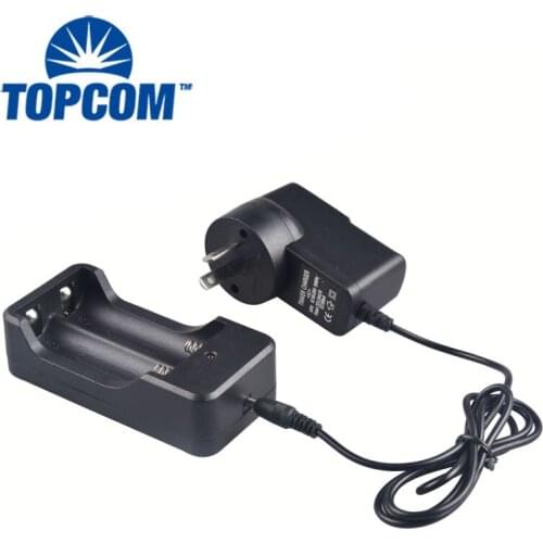 Double 18650 Battery Base And AU 100-240V Indoor Battery Charger 500mA 4.2v DC 50 / 60HZ