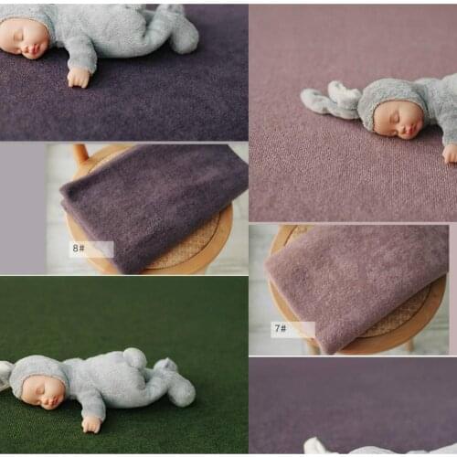 Baby Photography Soft Fleecy Background Blanket Full Moon Baby Shoot Various Color Newborn Photography Accessory Effect Good