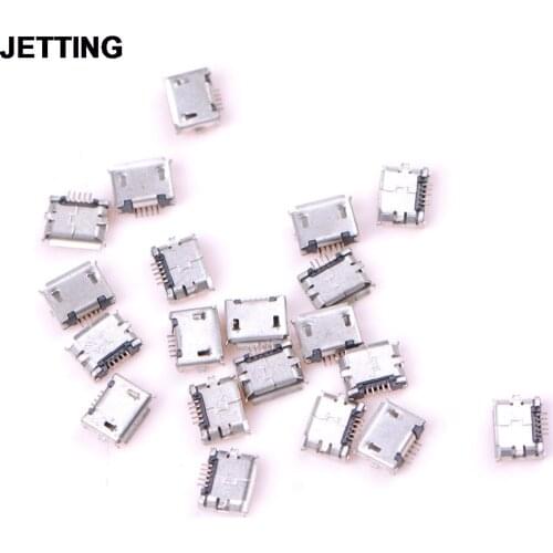 IMC 20 Pcs Micro USB Type B Female Socket 5-Pin SMD SMT Soldering Jack Connector