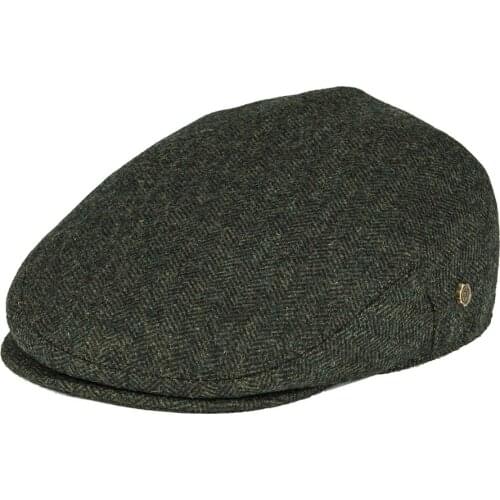 VOBOOM Wool Tweed Flat Cap Herringbone Newsboy Caps Boina Men Women Beret Classic Cabbie Driver Hat Golf Hunting Ivy Hats 200