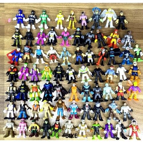 Bundle DCC Imaginext Super Hero Bane The Joker Slade Death Stroke Robin Killer Cat-Woman Captin Atom Collection Action Figure