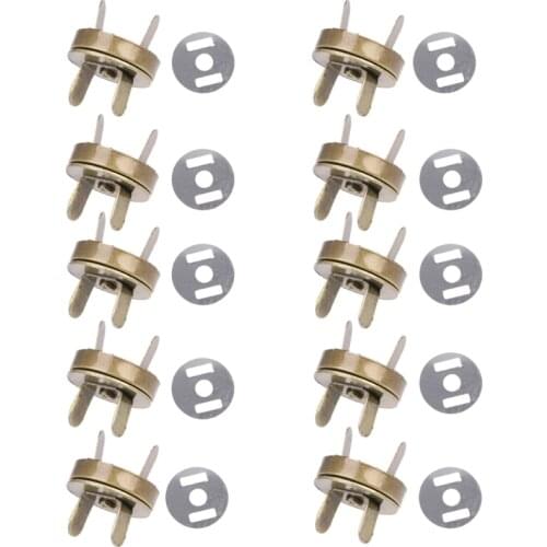 2021 New 10x Magnetic Snap Buckle For DIY Clasps Closure Handbag Purse Bags Accessories