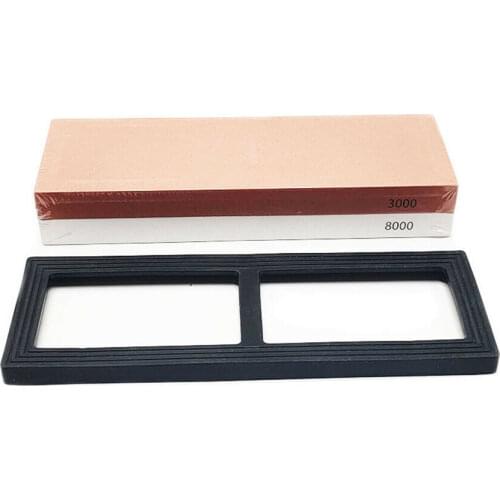 Premium Knife Sharpening Stone Whetstone Set 3000/8000 Grit Knife Sharpener