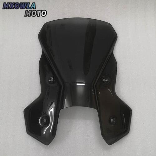 Front Windscreen Windshield Fly Screen Shield Wind Deflector with Mount Bracket For Duke1090 Duke1090 1050 1190ADV