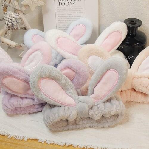 Autumn and winter cotton hairband cute rabbit ears sell cute artifact hairband hair accessories Childrens hair band