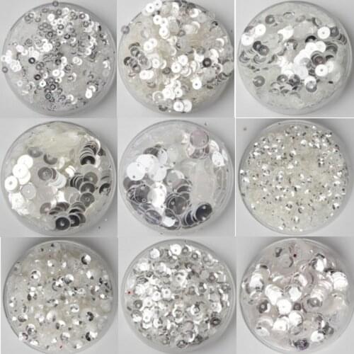 Crystal Transparent 3mm 4mm 5mm 6mm 10mm flat Cup Loose Sequins Sewing Wedding Craft Women Kids DIY Garment Nail Accessories 20g